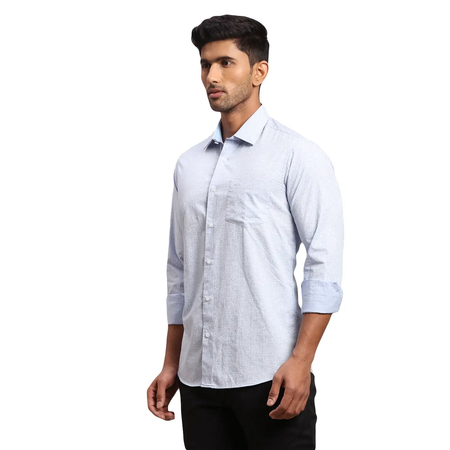 Men Contemporary Fit Medium Red Shirt