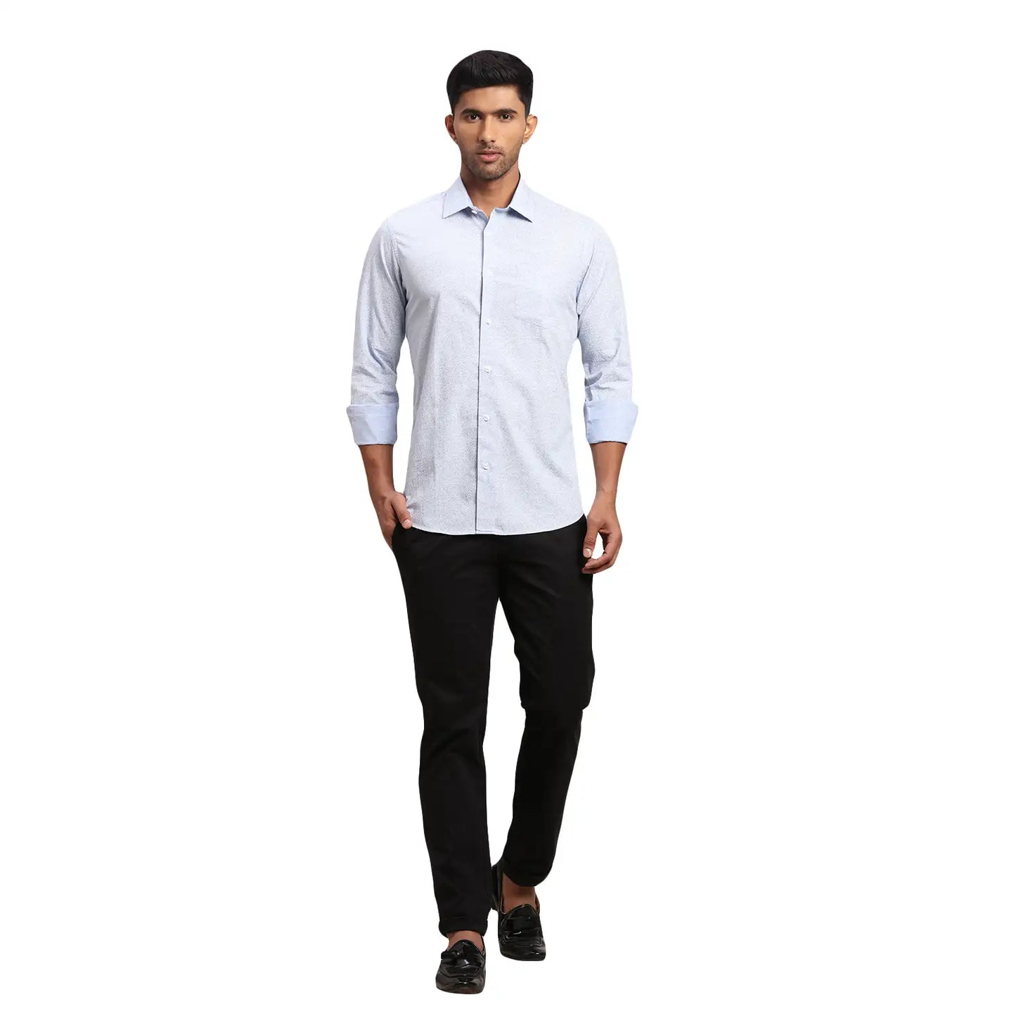 Men Contemporary Fit Medium Red Shirt