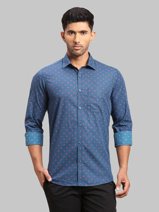 Men Contemporary Fit Medium Yellow Shirt