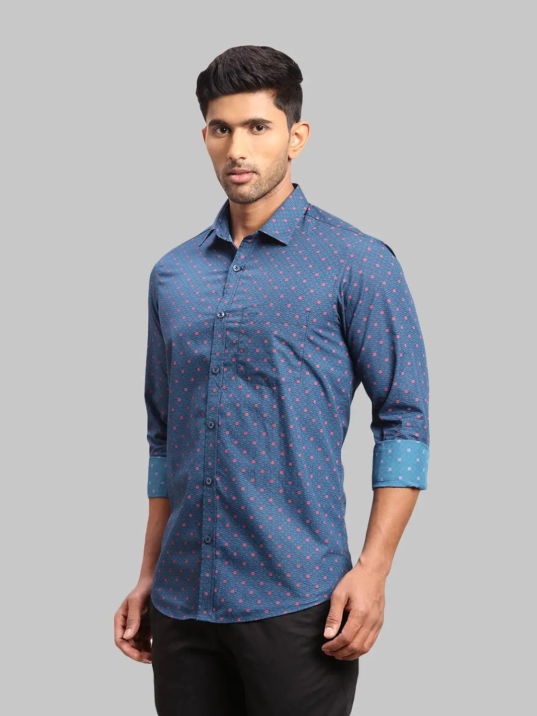 Men Contemporary Fit Medium Yellow Shirt
