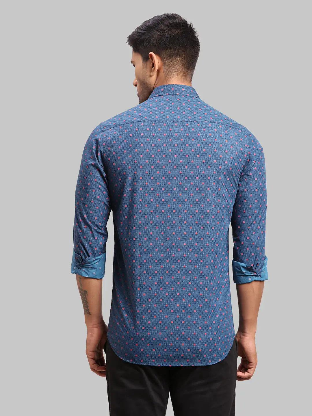 Men Contemporary Fit Medium Yellow Shirt
