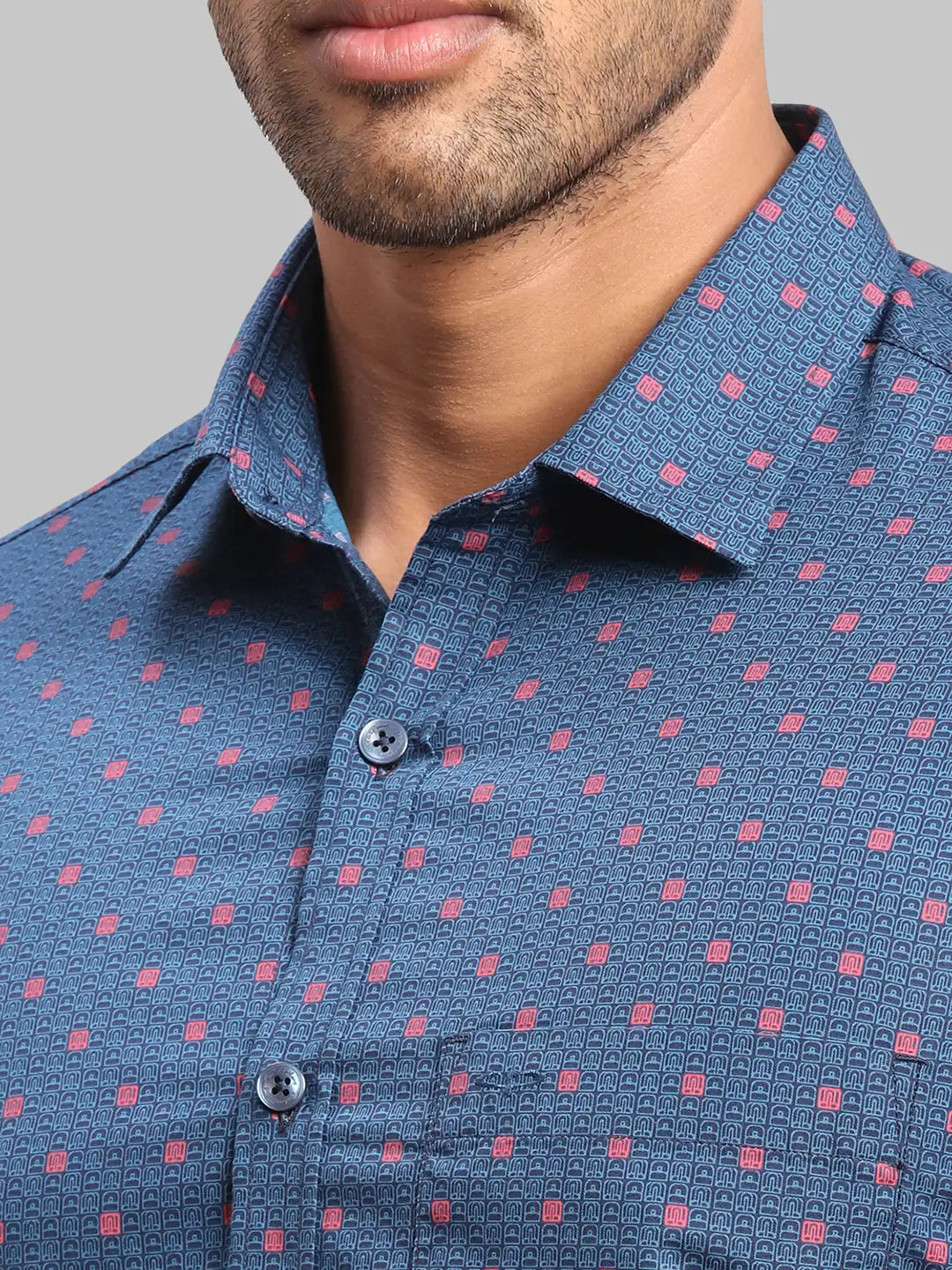Men Contemporary Fit Medium Yellow Shirt
