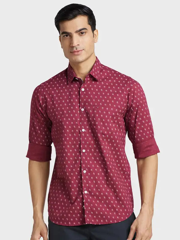 Men Regular Fit Green Shirt