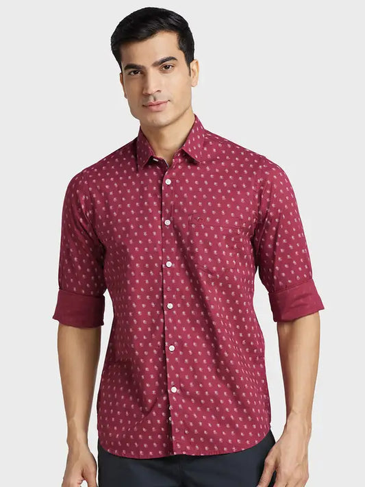 Men Regular Fit Green Shirt