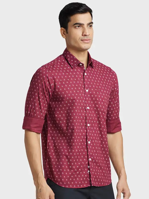 Men Regular Fit Green Shirt