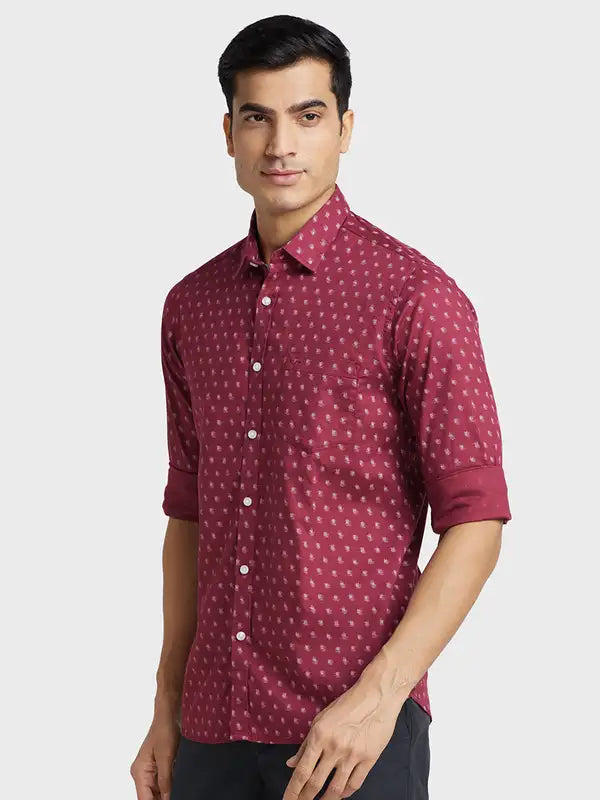 Men Regular Fit Green Shirt