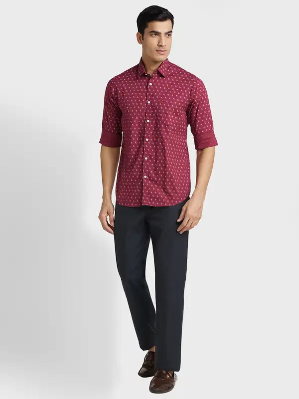 Men Regular Fit Green Shirt