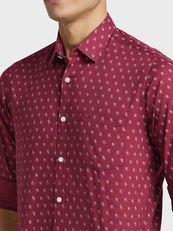 Men Regular Fit Green Shirt