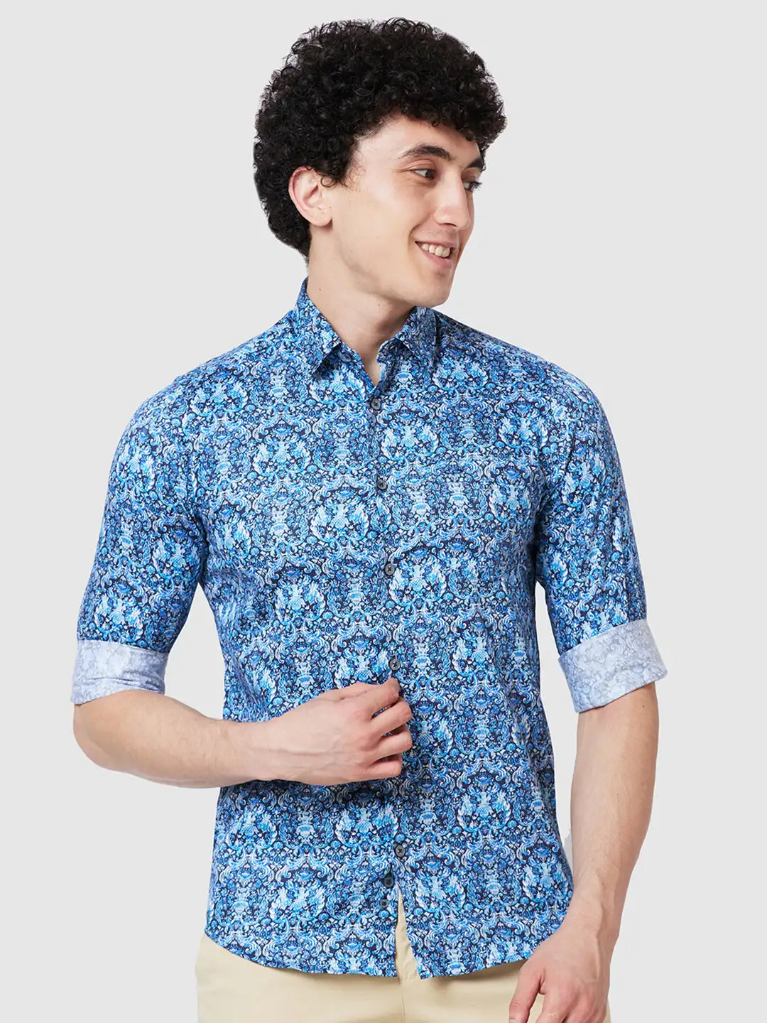Men Contemporary Fit Fawn Shirt