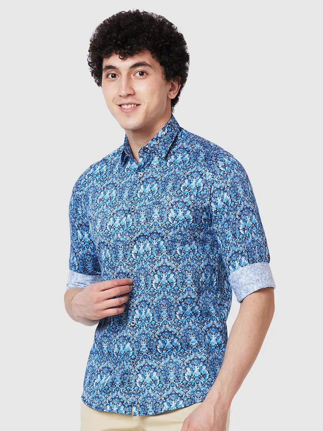 Men Contemporary Fit Fawn Shirt
