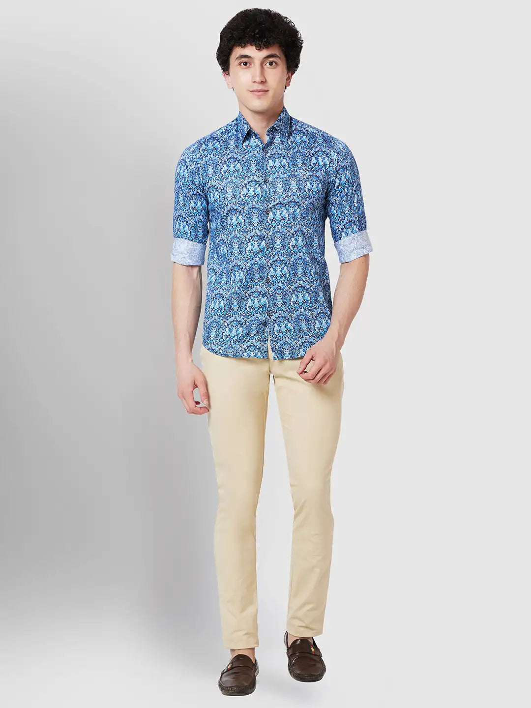Men Contemporary Fit Fawn Shirt