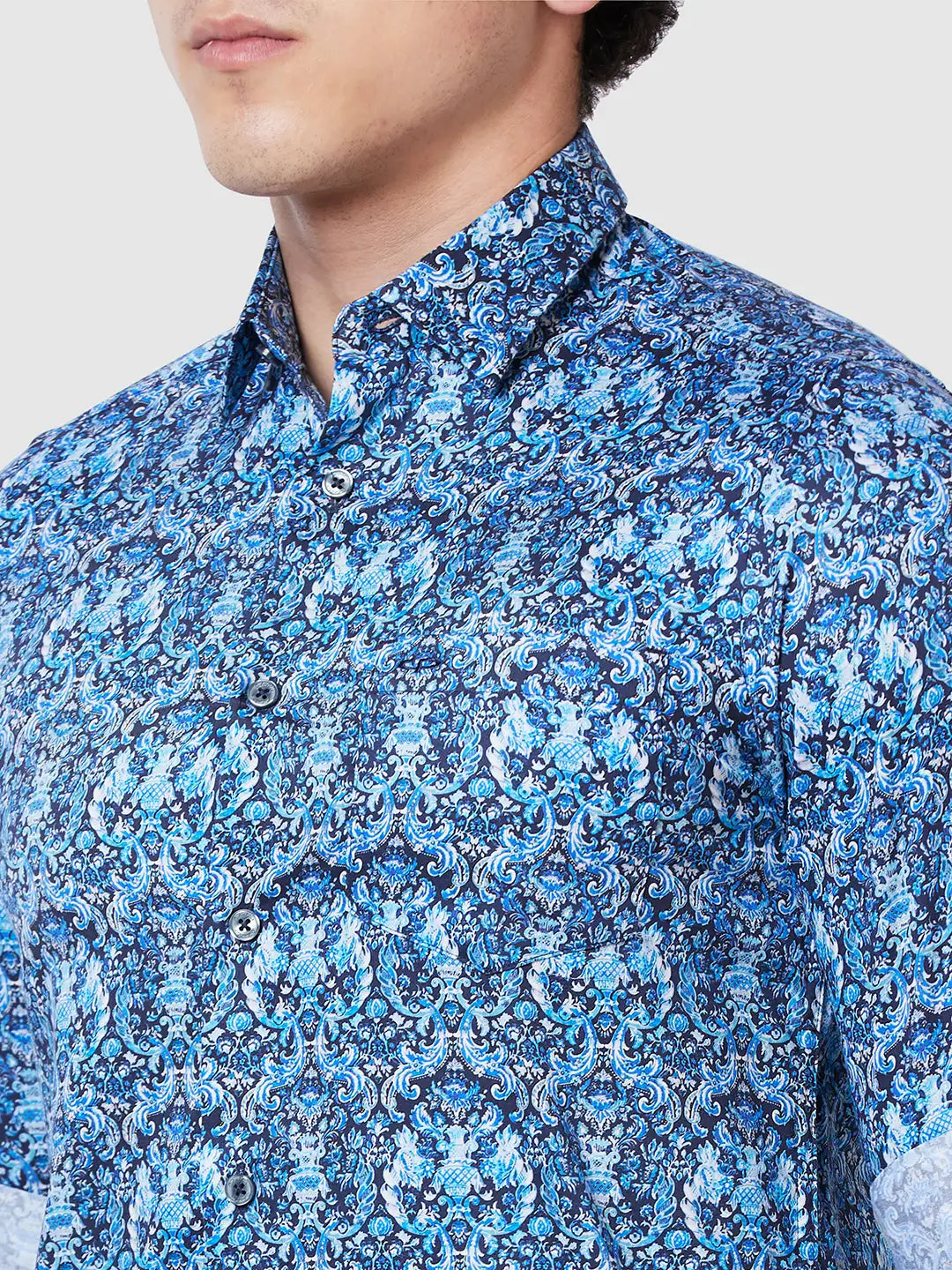 Men Contemporary Fit Fawn Shirt