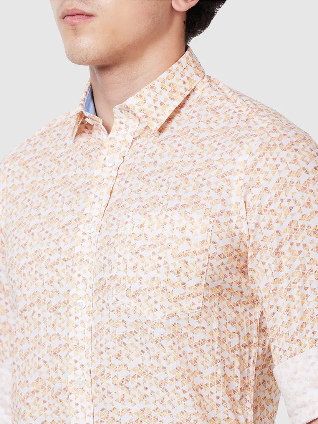 Men Contemporary Fit Red Shirt