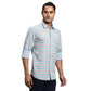 Men Slim Fit Blue Shirt