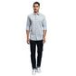 Men Slim Fit Blue Shirt