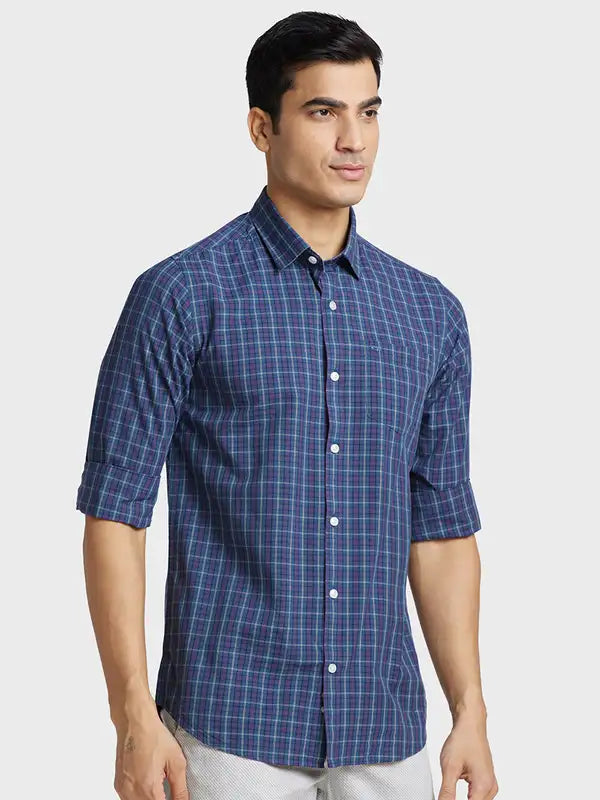 Men Regular Fit Green Shirt