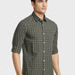 Men Tailored Fit Light Grey Shirt