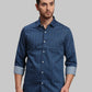 Men Regular Fit Blue Shirt