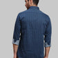 Men Regular Fit Blue Shirt