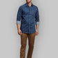 Men Regular Fit Blue Shirt