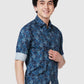 Men Contemporary Fit Yellow Shirt