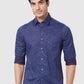 Men Regular Fit Violet Shirt