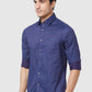 Men Regular Fit Violet Shirt