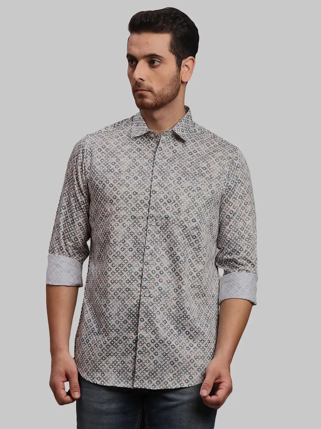 Men Regular Fit Yellow Shirt