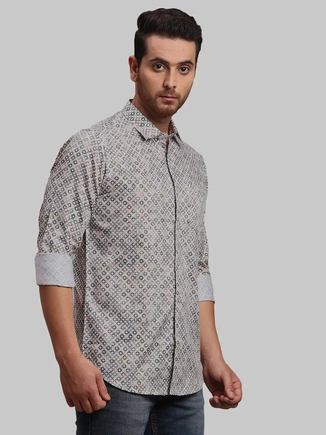 Men Regular Fit Yellow Shirt