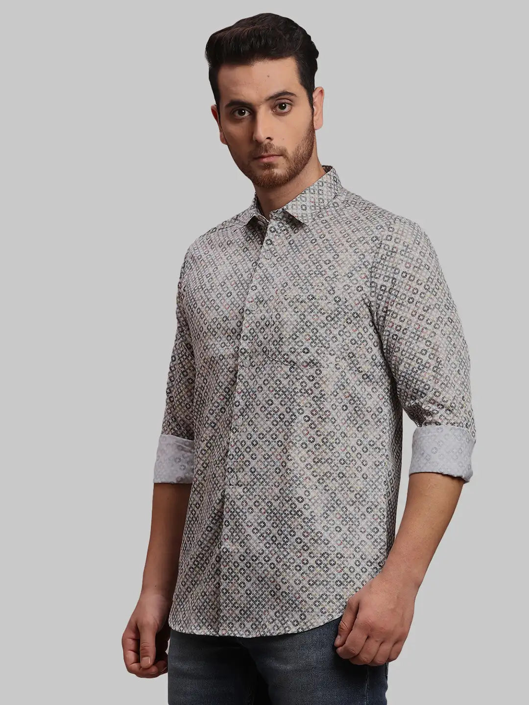Men Regular Fit Yellow Shirt
