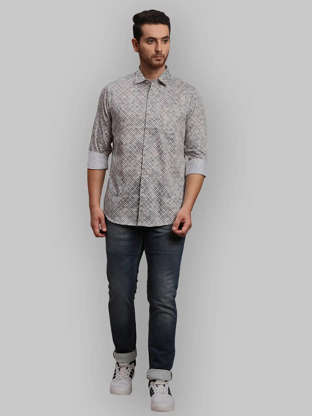 Men Regular Fit Yellow Shirt