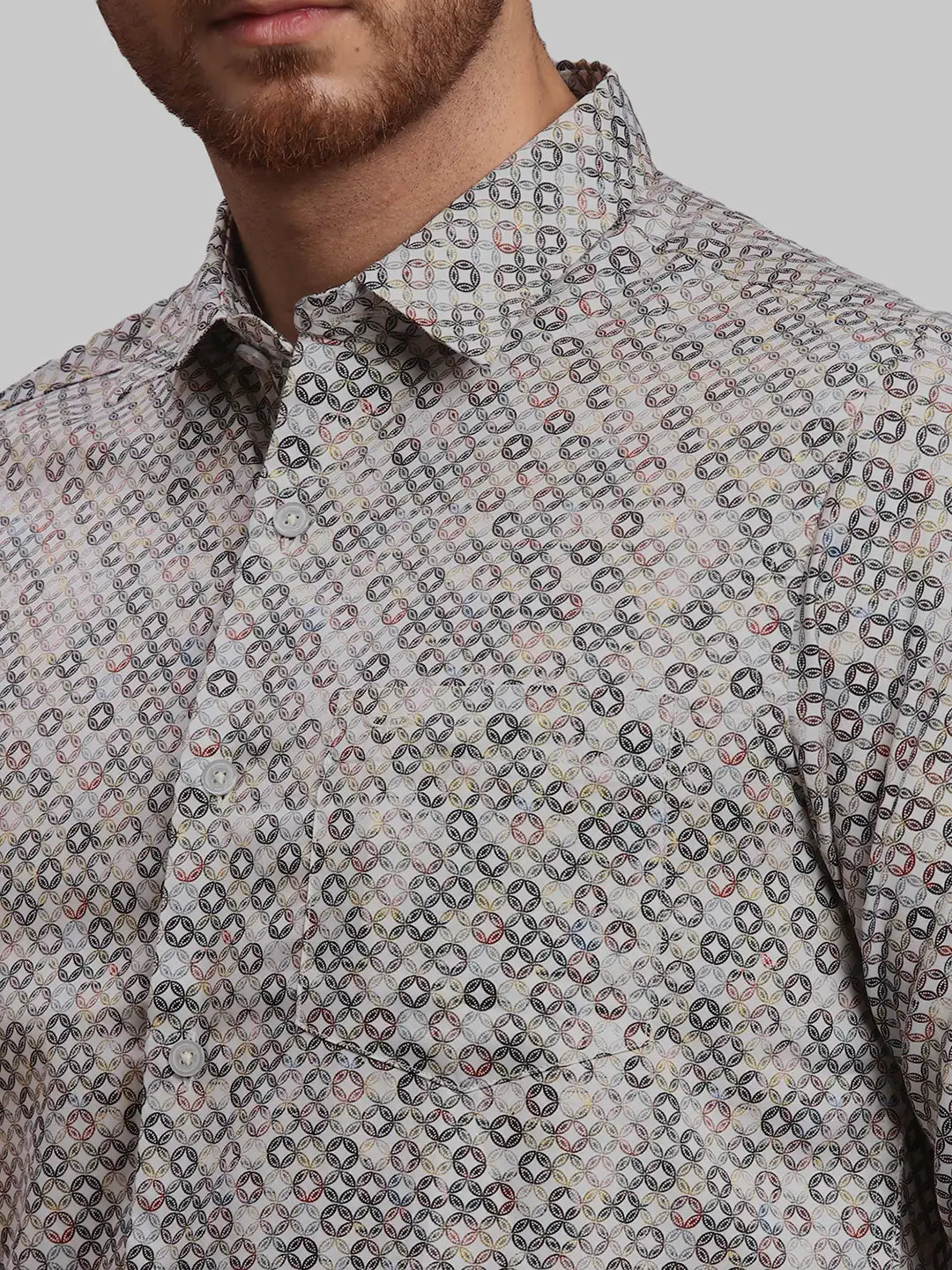 Men Regular Fit Yellow Shirt