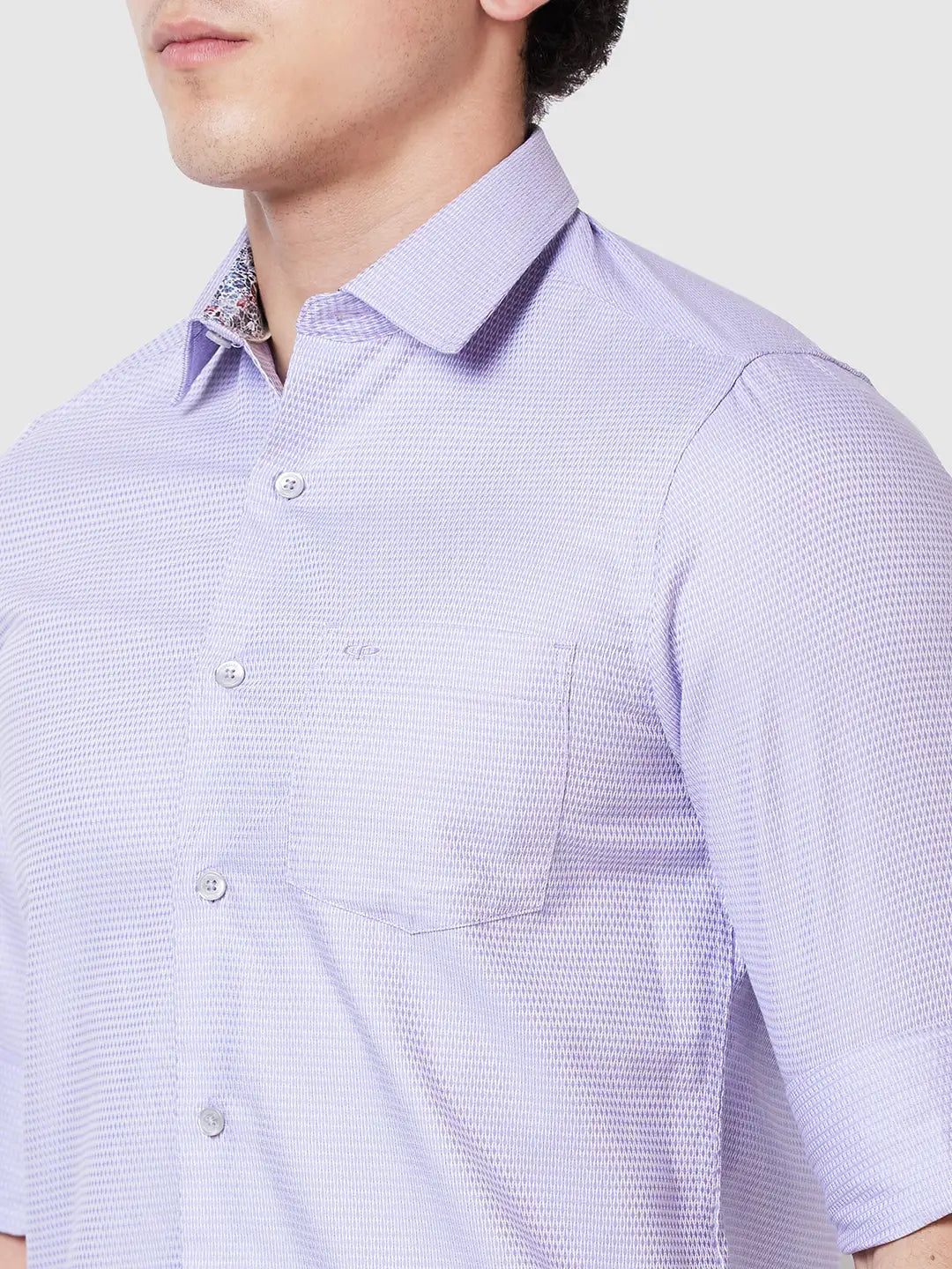 Men Regular Fit Blue Shirt