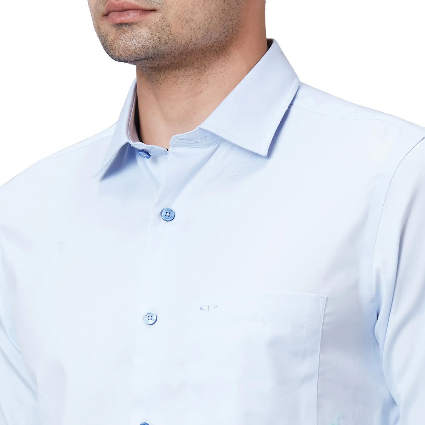 Men Black Tailored Fit Solid Cotton Full Sleeves Shirts