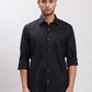 Men Yellow Tailored Fit Solid Cotton Full Sleeves Shirts