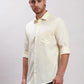 Men Blue Tailored Fit Solid Cotton Full Sleeves Shirts