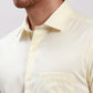 Men Blue Tailored Fit Solid Cotton Full Sleeves Shirts
