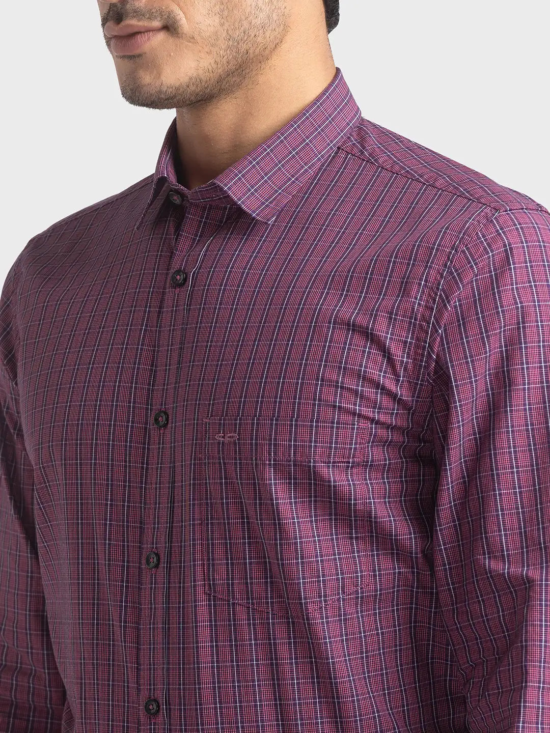 Men Tailored Fit Medium Fawn Shirt