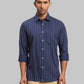 Men Tailored Fit Medium Blue Shirt