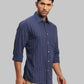 Men Tailored Fit Medium Blue Shirt