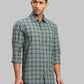 Men Tailored Fit Dark Red Shirt