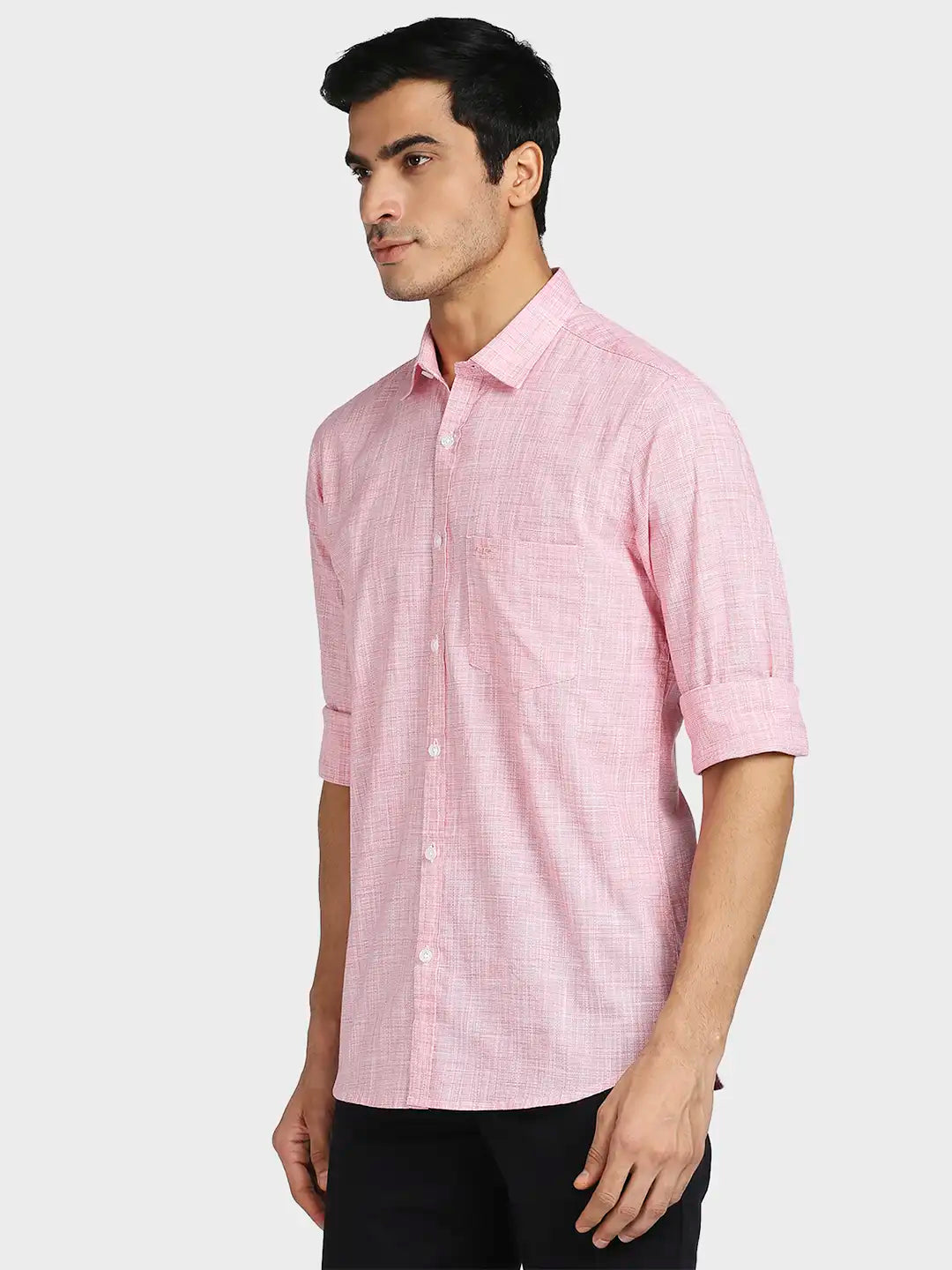 Men Tailored Fit Medium Blue Shirt