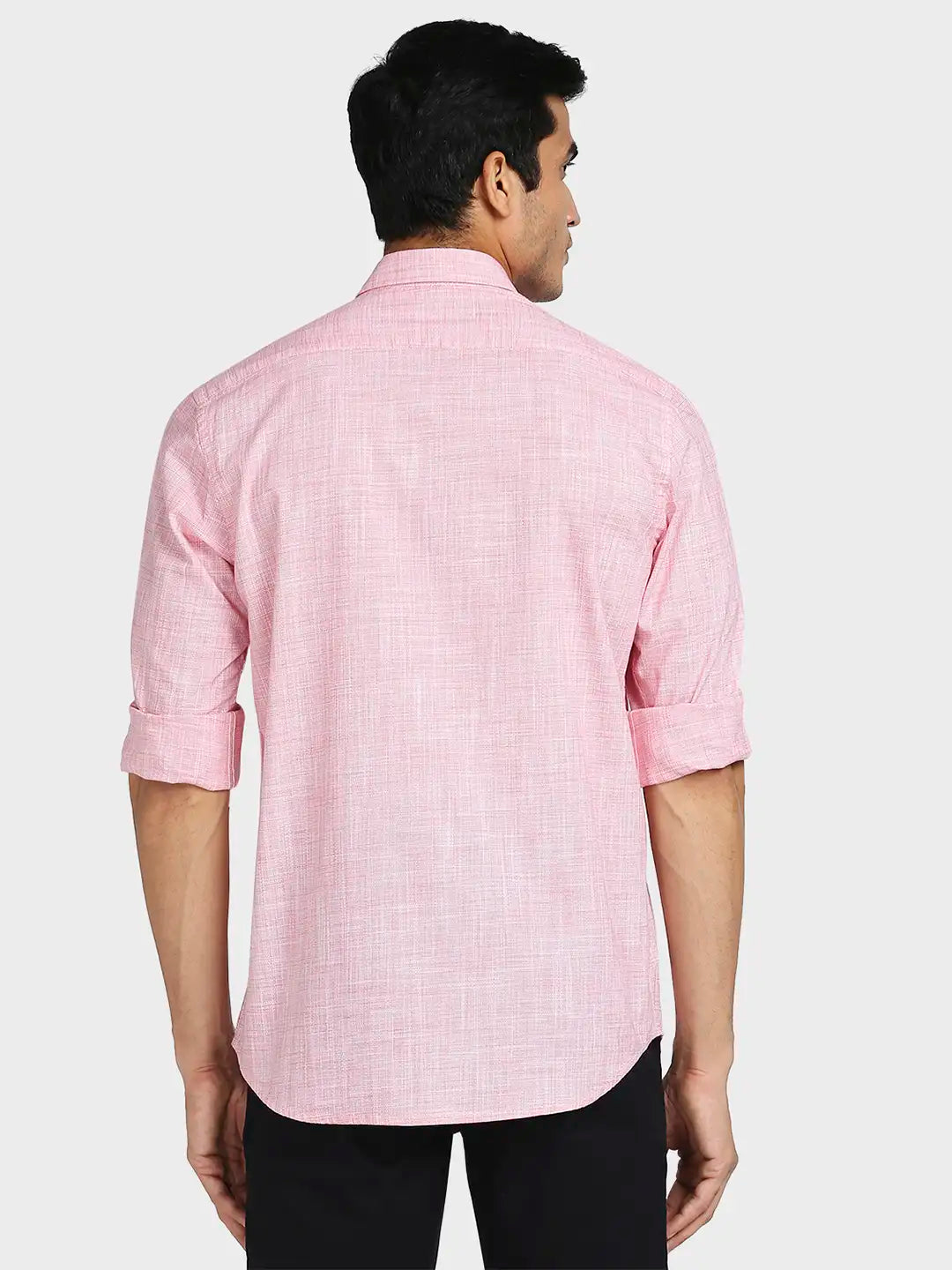 Men Tailored Fit Medium Blue Shirt