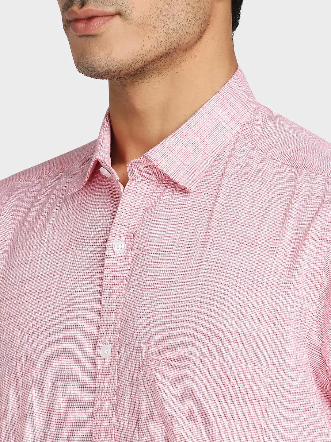 Men Tailored Fit Medium Blue Shirt