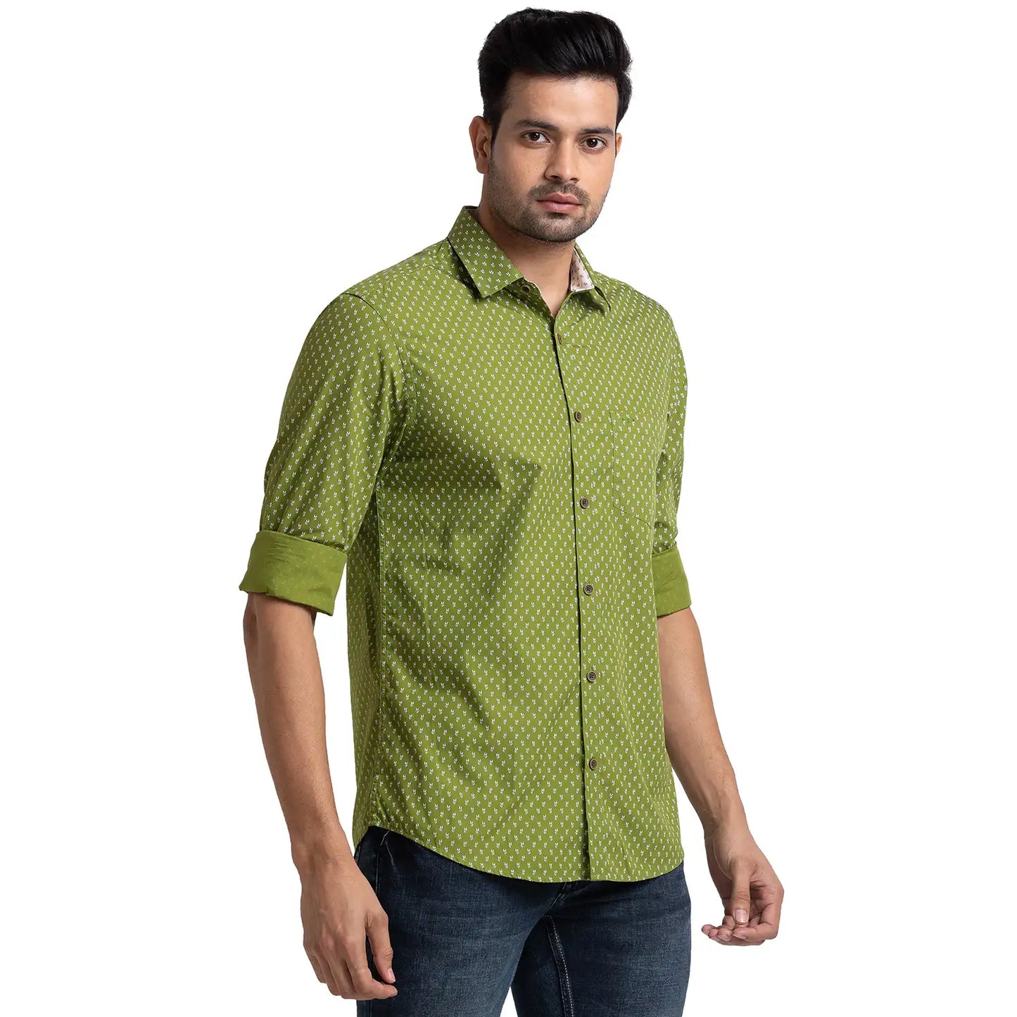 Men Tailored Fit White Polo