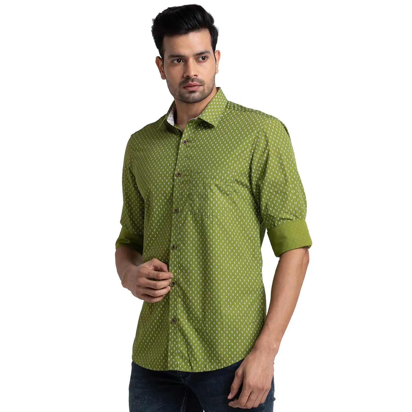 Men Tailored Fit White Polo