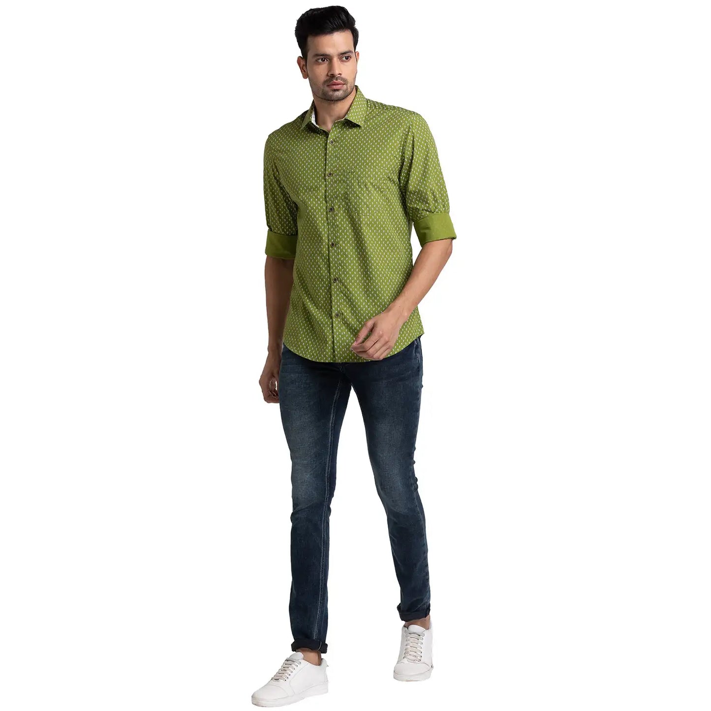 Men Tailored Fit White Polo