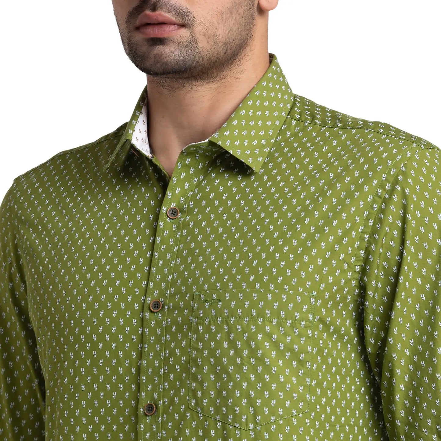Men Tailored Fit White Polo