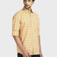 Men Tailored Fit Medium Green Shirt