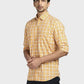 Men Tailored Fit Medium Green Shirt